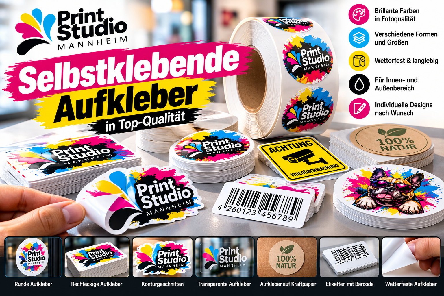 Selbstklebende Aufkleber