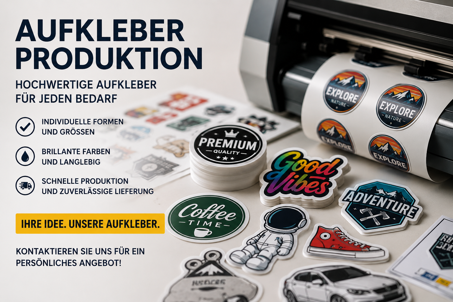 Selbstklebende Etiketten